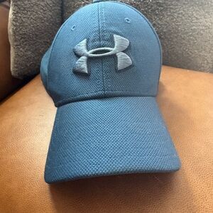 Under Armour Navy Blue Embroidered Logo Cap